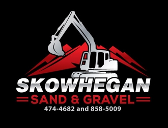 Skowhegan Sand & Gravel logo design by gogo