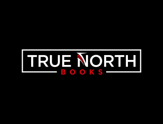True North Books logo design by santrie