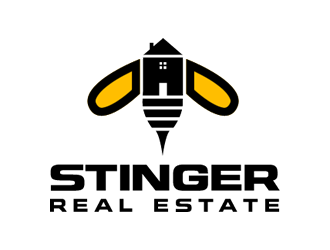 Stinger Real Estate logo design by Coolwanz