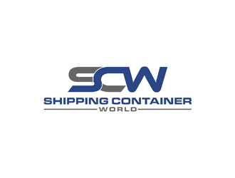 Shipping Container World  logo design by johana