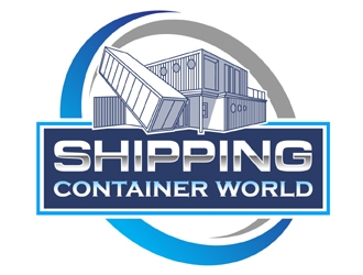 Shipping Container World  logo design by MAXR