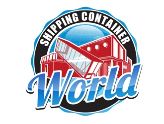 Shipping Container World  logo design by DreamLogoDesign