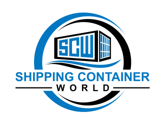 Shipping Container World  logo design by cintoko