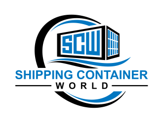 Shipping Container World  logo design by cintoko
