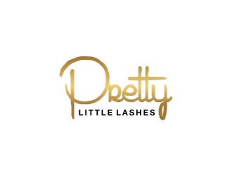 Pretty Little Lashes logo design by haidar