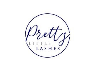 Pretty Little Lashes logo design by bricton