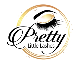 Pretty Little Lashes logo design by ruki