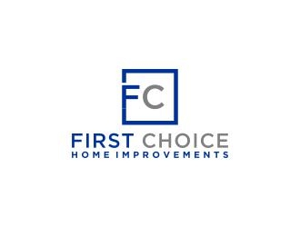 First Choice Home Improvements logo design by bricton