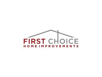 First Choice Home Improvements logo design by bricton