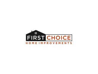 First Choice Home Improvements logo design by bricton