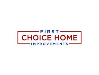 First Choice Home Improvements logo design by bricton