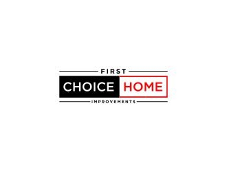 First Choice Home Improvements logo design by bricton