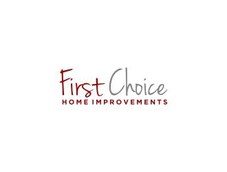 First Choice Home Improvements logo design by bricton