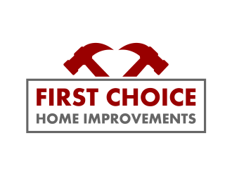First Choice Home Improvements logo design by cintoko