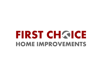 First Choice Home Improvements logo design by cintoko