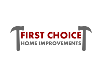 First Choice Home Improvements logo design by cintoko