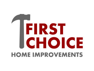 First Choice Home Improvements logo design by cintoko
