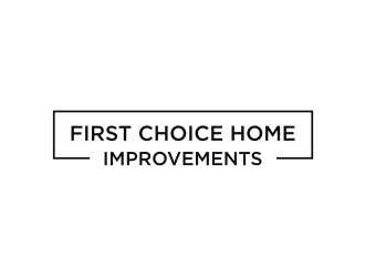 First Choice Home Improvements logo design by RatuCempaka