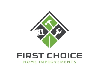 First Choice Home Improvements logo design by nehel