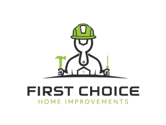 First Choice Home Improvements logo design by nehel