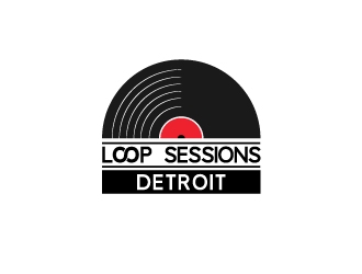 Loop Sessions Detroit logo design by dvnatic