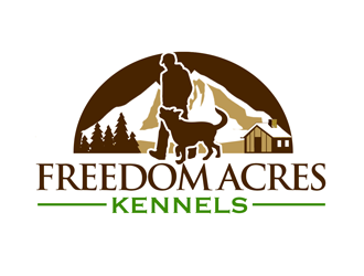 Freedom Acres Kennels  logo design by kunejo