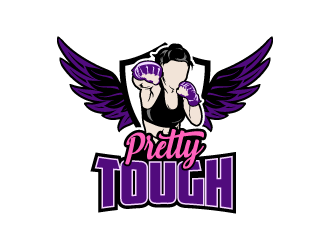 Pretty Tough logo design by lestatic22