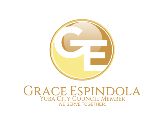 Grace Espindola, Yuba City Council Member logo design by Greenlight