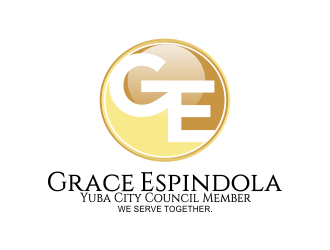 Grace Espindola, Yuba City Council Member logo design by Greenlight