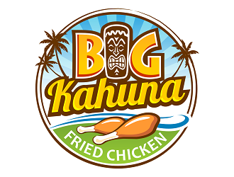 Big Kahuna Fried Chicken logo design by haze