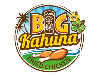 Big Kahuna Fried Chicken logo design by haze