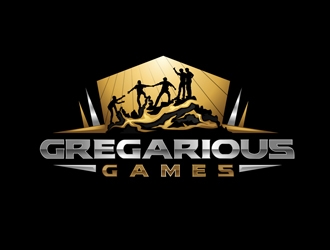 Gregarious Games logo design by DreamLogoDesign
