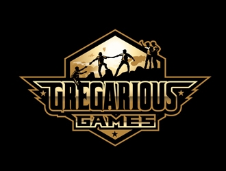 Gregarious Games logo design by DreamLogoDesign