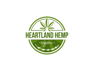 Heartland Hemp Organic logo design by ArRizqu
