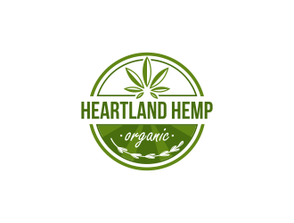 Heartland Hemp Organic logo design by ArRizqu