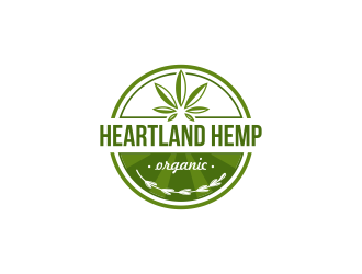 Heartland Hemp Organic logo design by ArRizqu