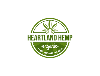 Heartland Hemp Organic logo design by ArRizqu