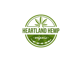 Heartland Hemp Organic logo design by ArRizqu