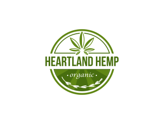 Heartland Hemp Organic logo design by ArRizqu