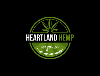 Heartland Hemp Organic logo design by ArRizqu
