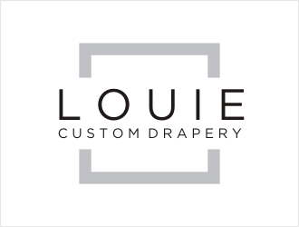 Louie Custom Drapery logo design by bunda_shaquilla