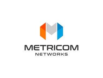 Metricom Networks logo design by mashoodpp