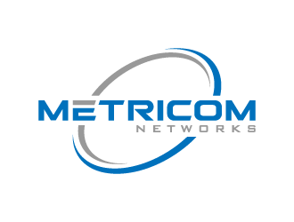 Metricom Networks logo design by denfransko