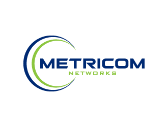 Metricom Networks logo design by denfransko