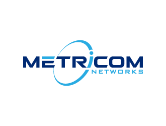 Metricom Networks logo design by denfransko