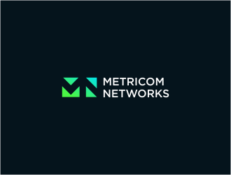Metricom Networks logo design by FloVal