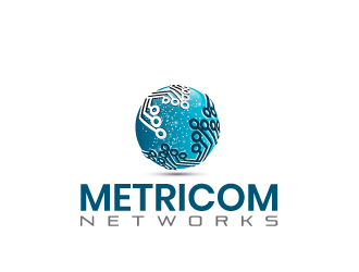 Metricom Networks logo design by tec343