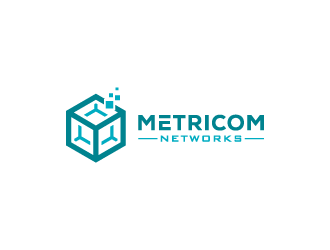 Metricom Networks logo design by pencilhand