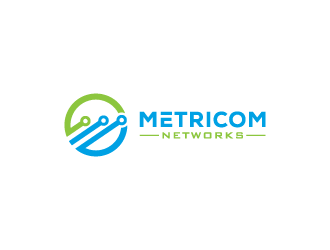 Metricom Networks logo design by pencilhand