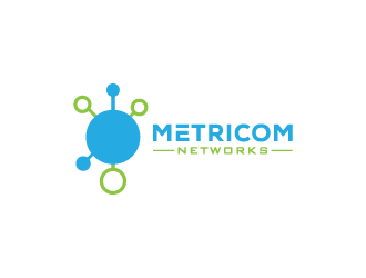 Metricom Networks logo design by pencilhand